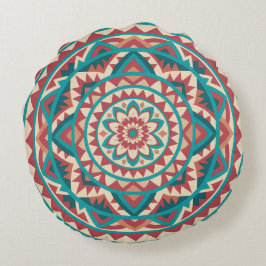 Moderne Zuidwest Mandala Rond Kussen