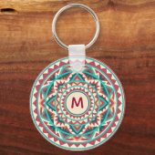 Moderne Zuidwest Mandala Sleutelhanger (Voorkant)
