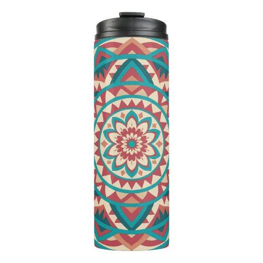 Moderne Zuidwest Mandala Thermosbeker (Voorkant)