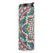 Moderne Zuidwest Mandala Thermosbeker (Gedraaid links)
