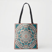 Moderne Zuidwest Mandala Tote Bag (Voorkant)