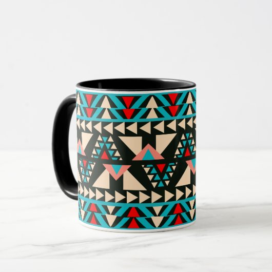 Moderne zuidwestelijke stijl mok (Voorkant links)