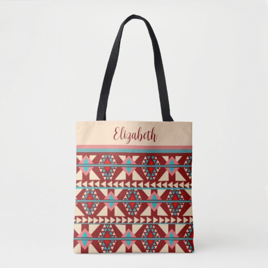 Moderne zuidwestelijke stijl tote bag (Voorkant)