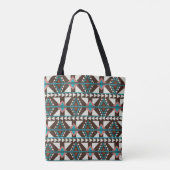 Moderne zuidwestelijke stijl tote bag (Achterkant)