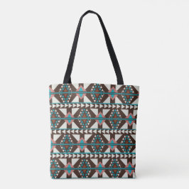 Moderne zuidwestelijke stijl tote bag