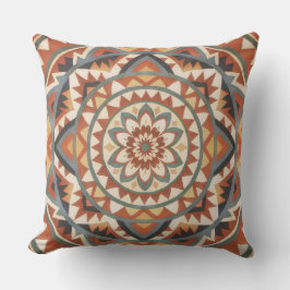 Moderne Zuidwesterse Mandala Kussen