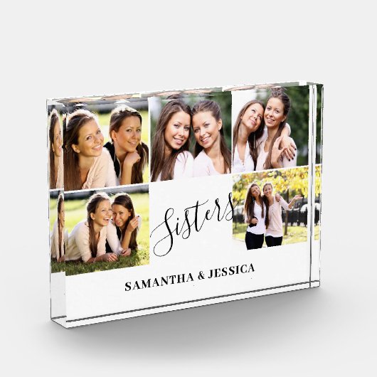 Moderne zusters fotoblok (Links)