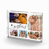 Moderne zusters Script Photo Collage Fotoblokken (Rechts)