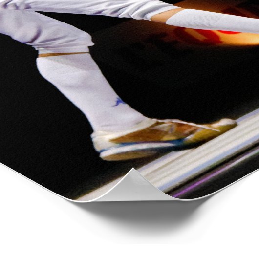 Moderne zwaardbestrijding tweeledig poster (Hoek)