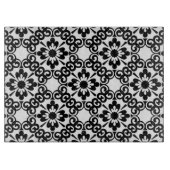 MODERNE ZWART- EN WITTE BEELDSCHERM SNIJPLANK (Voorkant)