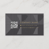 Moderne Zwart & Goud Dakbedekking Bouw Reparatie Visitekaartje (Achterkant)