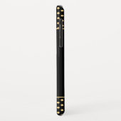 Moderne Zwart Goud Polka Dots Toekomst Mrs Custom Case-Mate iPhone Case (Achterkant/links)