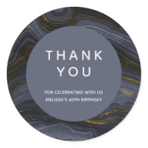 Moderne zwart-goudgesteente Abstract bedankt