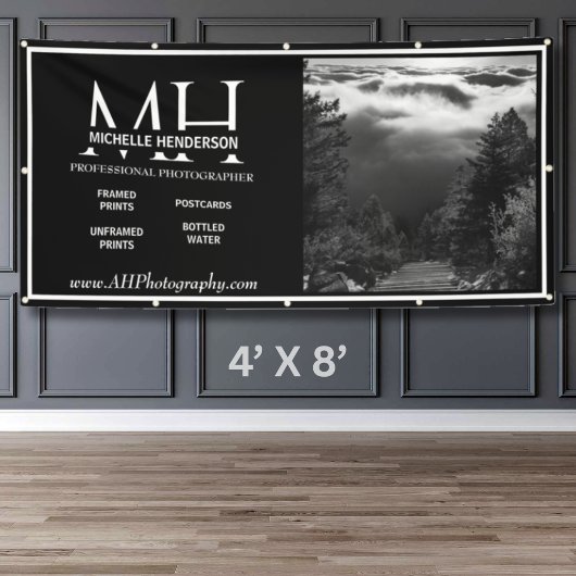 Moderne Zwart & Wit 1 Beeld Fotografie Cabine Spandoek