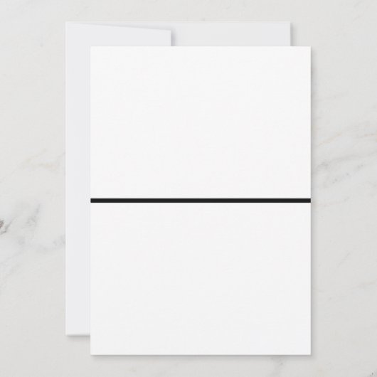 Moderne Zwart Wit Bruids Douche Uitnodiging (Achterkant)