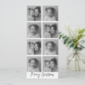 "Moderne Zwart-Wit Collage Kerst Foto  (Staand voorkant)