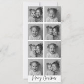 "Moderne zwart-wit collage Kerstfoto (Voorkant)