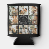 Moderne zwart-wit foto collage Keepsake Can Blikjeskoeler (Voorkant)