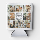 Moderne zwart-wit foto collage Keepsake Can Blikjeskoeler (Voorkant)