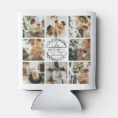 Moderne zwart-wit foto collage Keepsake Can Blikjeskoeler (Achterkant)