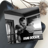 Moderne zwart-wit fotografie professional vierkante visitekaartje