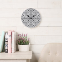 Moderne zwart-wit geometrische patroon