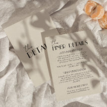 Moderne zwart-wit grillige bruiloft details