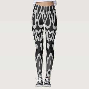 Moderne zwart-wit klassieker "Ratti_Creative_Arts" Leggings