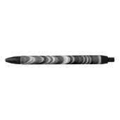 Moderne zwart-wit kunstbogen zwarte inkt pen (Voorkant)