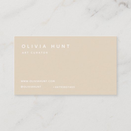 Moderne zwart-wit lood & goudlook visitekaartje (Achterkant)