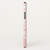 Moderne zwart-wit luipaard print  foto Case-Mate iPhone case (Achterkant / rechts)