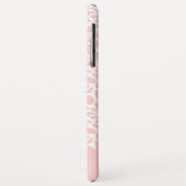 Moderne zwart-wit luipaard print foto Case-Mate iPhone case (Achterkant/links)