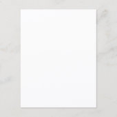 Moderne zwart-wit minimalistische bruiloft informatiekaartje (Achterkant)