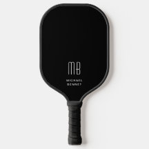 Moderne zwart-wit monogram