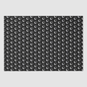 Moderne zwart-wit polka stippen patroon leuk schat tissuepapier