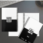 Moderne zwart-wit Small Business Planner<br><div class="desc">Modern Black & White Small Business Planner Sjabloon om georganiseerd te blijven en uw bedrijfsbranding te verbeteren. Het is een slanke aanvulling op het Black & White Visitekaartjes & Marketing Items Collectie. Ontworpen voor de hedendaagse ondernemer, is deze planner ideaal voor cadeau in de geest van uw klant. Voeg uw...</div>