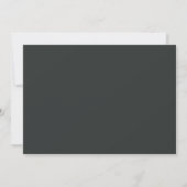 Moderne Zwart & Wit Typografie Koppels Douche Kaart (Achterkant)