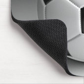 Moderne Zwart Wit Voetbal Sport Fotografie Muismat (Hoek)