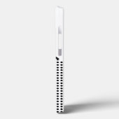 Moderne zwart-wit vrouwenportret minimalistisch  Case-Mate iPhone case (Achterkant / Links)