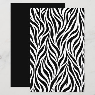 Moderne zwart-wit zebra streep abstract 