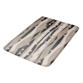 Moderne zwart-witte badkamer vloerkleed badmat (Gekanteld)