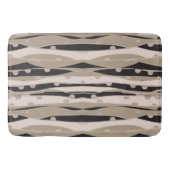 Moderne zwart-witte badkamer vloerkleed badmat (Voorkant)