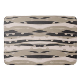 Moderne zwart-witte badkamer vloerkleed badmat