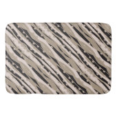 Moderne zwart-witte badkamer vloerkleed badmat (Voorkant)