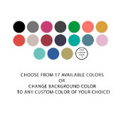 Moderne Zwart Witte Monogram Golfhanddoek