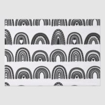 Moderne Zwart Witte Regenboog SmallBusiness Verpak
