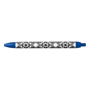 MODERNE ZWART-WITTE TEGEL ZWARTE INKT PEN