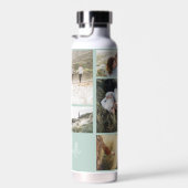 Moderne zwarte 10 foto, op maat gemaakt, elegant e waterfles (Rechts)