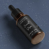 Moderne Zwarte 1 OZ Druppelfles Waterdicht Labels