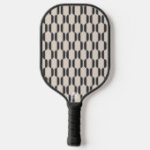 Moderne Zwarte Aangepaste Groom Squad Pickleball P Paddle (Achterkant)